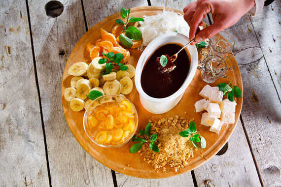 Fondue de Pişmaniye - fondue-de-pismaniye