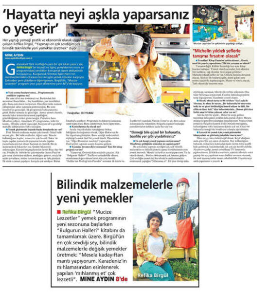 Milliyet Cumartesi - Mine Aydın - milliyet-cumartesi-mine-aydin